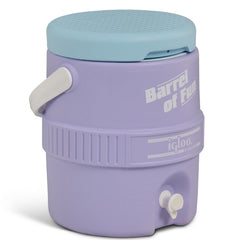 Igloo Lilac Breeze vista frontal elegante y portátil, ideal para bebidas frías