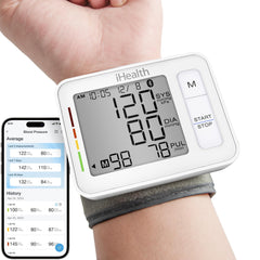 iHealth Push vista frontal con diseño compacto y botón start para uso rápido