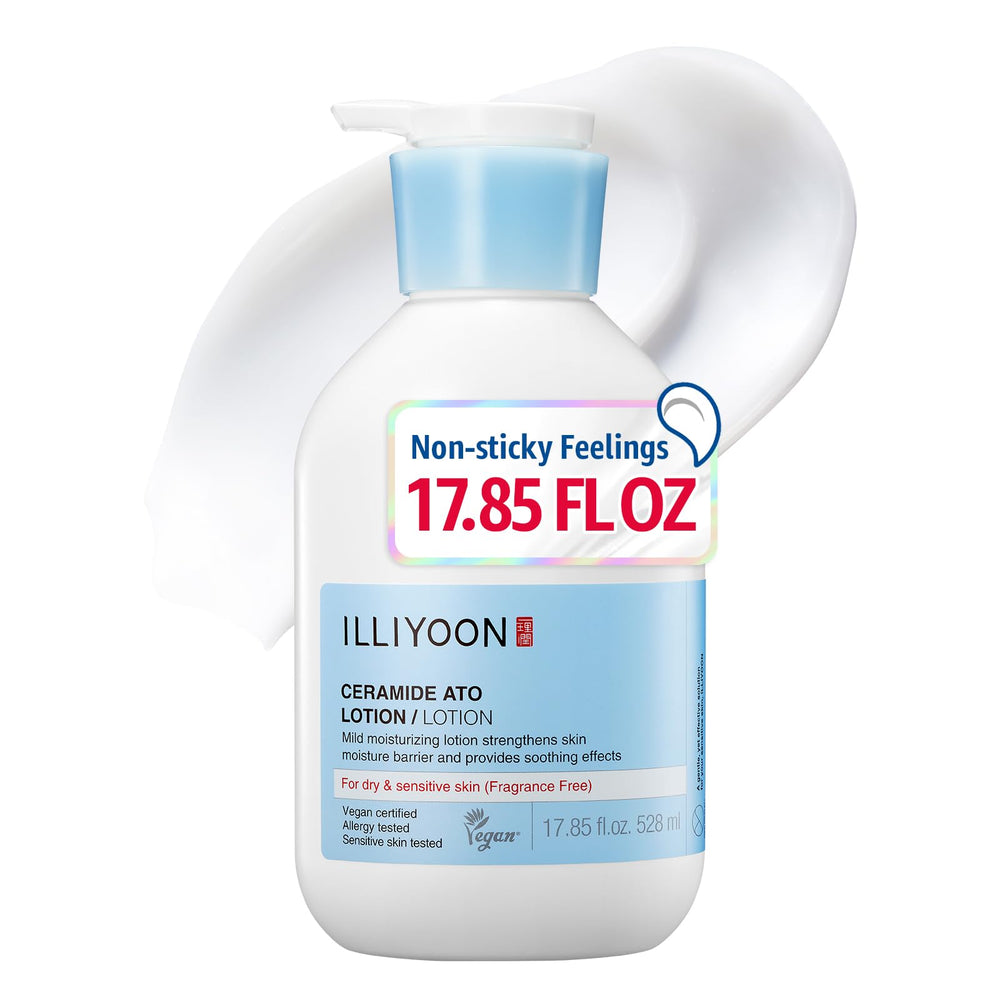 Illiyoon frasco frontal mostrando el tamaño y diseño, hidratación diaria visible
