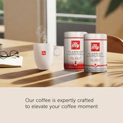 illy taza servida resaltando aroma y disfrute inmediato