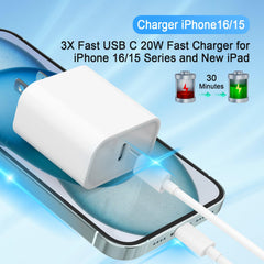 ILOUYU primer plano del conector USB-C del cable, robustez y transferencia rápida