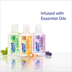 Purell gel desinfectante manos viaje Pack 12 x 1 oz — 3 fragancias, 70% alcohol, fórmula Advanced