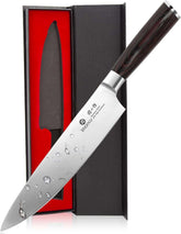 imarku cuchillo frontal mostrando hoja completa con equilibrio y control