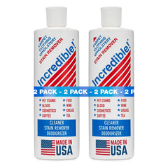INCREDIBLE! front label view showing product and clear use instructions
