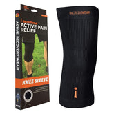 Incrediwear manga para rodilla vista frontal con ajuste cómodo y soporte