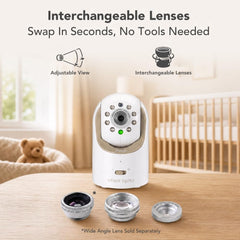 Infant Optics DXR-8 PRO close-up de lente intercambiable para zoom o visión amplia