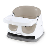 Ingenuity Baby Base vista frontal mostrando asiento seguro y diseño compacto