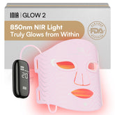 INIA máscara frontal mostrando diseño ergonómico y cobertura facial para tratamientos cómodos