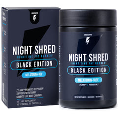 InnoSupps Night Shred bote frontal mostrando diseño y beneficios