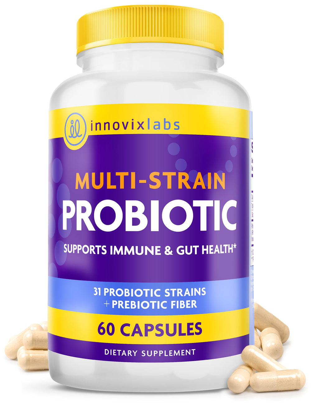 InnovixLabs envase frontal mostrando nombre y cantidad, transmite confianza