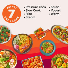 Instant Pot Duo olla interior de acero inoxidable 18/8 mostrando acabado profesional