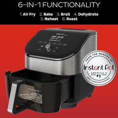 Instant Pot Vortex Plus cesta y rejilla, favorecen dorado uniforme y crujiente