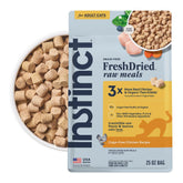 Instinct bolsa frente mostrando fórmula de pollo y beneficios naturales
