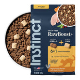 Instinct RawBoost frente de la bolsa mostrando diseño y beneficio nutricional