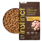 Instinct bolsa frontal mostrando el diseño y beneficio de alta proteína