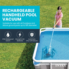 Intex detalle del cabezal y cepillo intercambiable para diferentes residuos
