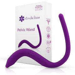 Intimate Rose frente del masajeador pélvico mostrando diseño y ergonomía para confort