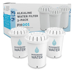 Invigorated Water PH001 frontal mostrando el cartucho y su diseño, mejora del sabor