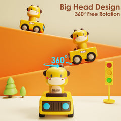 iPlay, iLearn coche en uso con mano de bebé mostrando movimiento