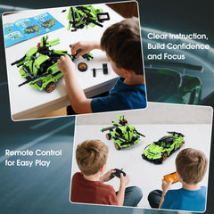 IQKidz coche de carreras ensamblado listo para control remoto y diversión