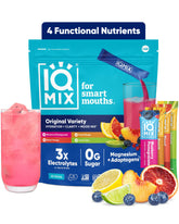 IQBAR IQMIX frente del empaque mostrando variedad y conveniencia