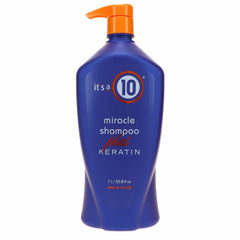 It's A 10 frente del envase 33.8 Oz mostrando etiqueta y beneficio fortalecedor