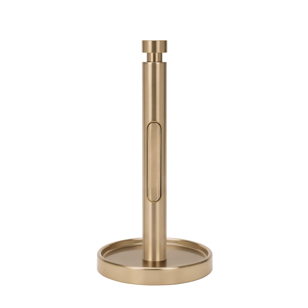 Ivilon portarrollos frontal Warm Gold mostrando diseño elegante y estabilidad