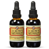 J. CROW'S frasco frontal mostrando la etiqueta clara y profesional