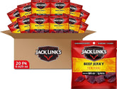 Jack Link's frente del paquete teriyaki, muestra claridad del producto y conveniencia