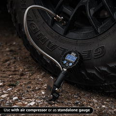 JACO FlowPro boquilla Lightning lock-on en válvula mostrando sellado sin fugas