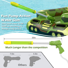 Jasonwell pistola de agua en uso demostrando diversión y facilidad