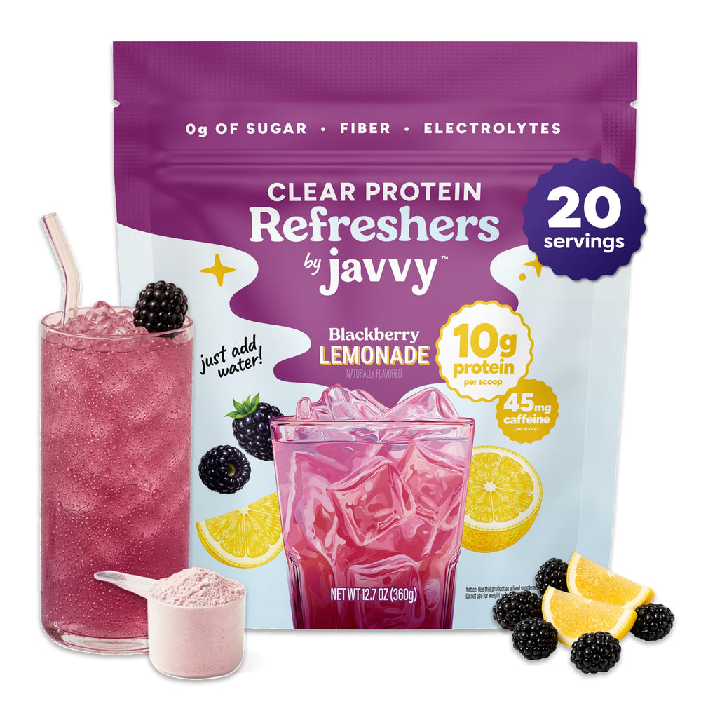 Javvy envase frontal BlackBerry Lemonade mostrando diseño y sabor refrescante