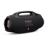 JBL Boombox 4 frontal mostrando diseño y potencia para fiestas