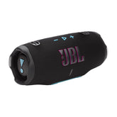 JBL Charge 6 frontal mostrando diseño y control, sonido potente y portátil