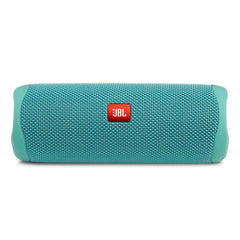 JBL Flip 5 vista frontal mostrando diseño y potencia
