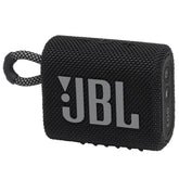 JBL Go 3 frontal mostrando diseño compacto y presencia sonora