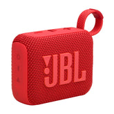 JBL Go 4 vista frontal mostrando el diseño compacto y potencia sonora