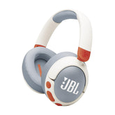 JBL Junior 470NC vista frontal blanco, diseño cómodo y seguro