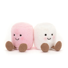 Jellycat botas de cordón praline cosidas mostrando acabado detallado y seguro