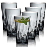 JGIRL vaso frontal gris mostrando durabilidad y diseño elegante