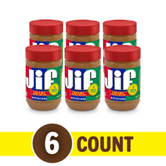 Jif textura cremosa en primer plano mostrando untabilidad superior