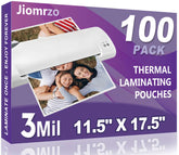 Jiomrzo paquete frontal mostrando 100 fundas y claridad para uso profesional