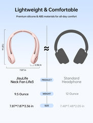 JISULIFE detalle de textura de silicona y ABS para mayor comodidad