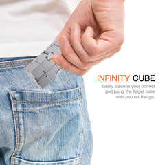 JOEYANK Infinity Cube en mano demostrando uso para concentración rápida