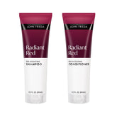 John Frieda pack frontal mostrando champú y acondicionador para mejor mantenimiento del color