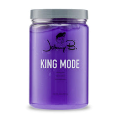 JOHNNY B. envase frontal 32 oz mostrando fijación y brillo