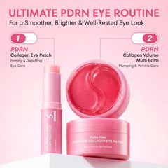 Johohula parche hidrogel aplicado bajo ojos con efecto refrescante visible