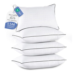 JOLLYVOGUE pack frontal de cuatro almohadas, aspecto ordenado y hotelero