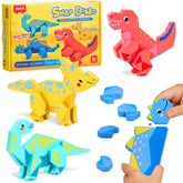 JoyCat vista frontal del set mostrando 28 piezas y colores llamativos, favorece juego creativo