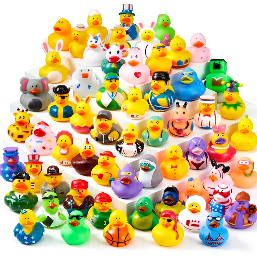 JOYIN pack frontal mostrando los 30 patitos, ideal para fiestas